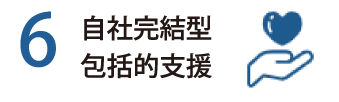 理由6 自社完結型 包括的支援